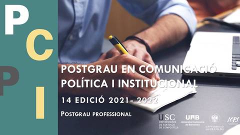 14ª edició del Postgrau en Comunicació Política i Institucional